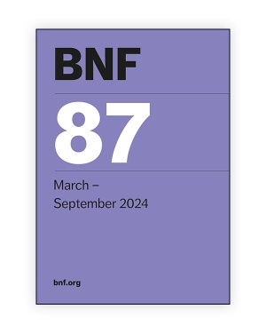 BNF 87 British National Formulary March 2024 Pharmacy Books   Bnf 87 March 2024 9780857114808 1 