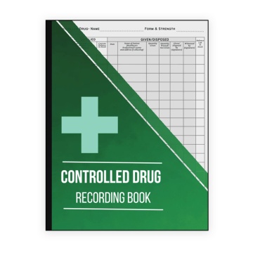 Controlled Drug Register - Paperback (100 pages)